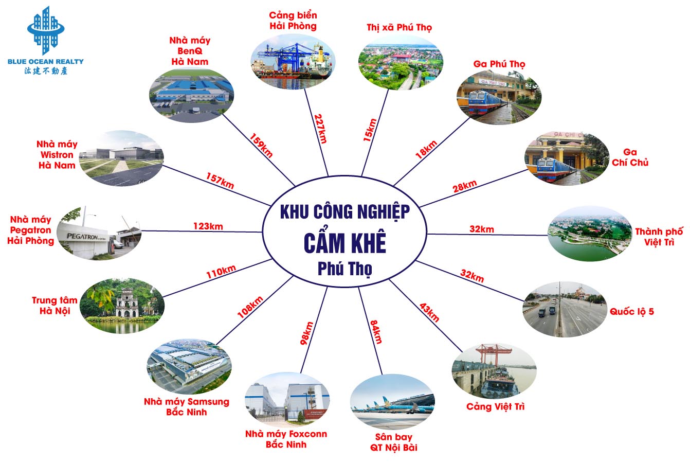 Khu công nghiệp (KCN) Cẩm Khê tỉnh Phú Thọ