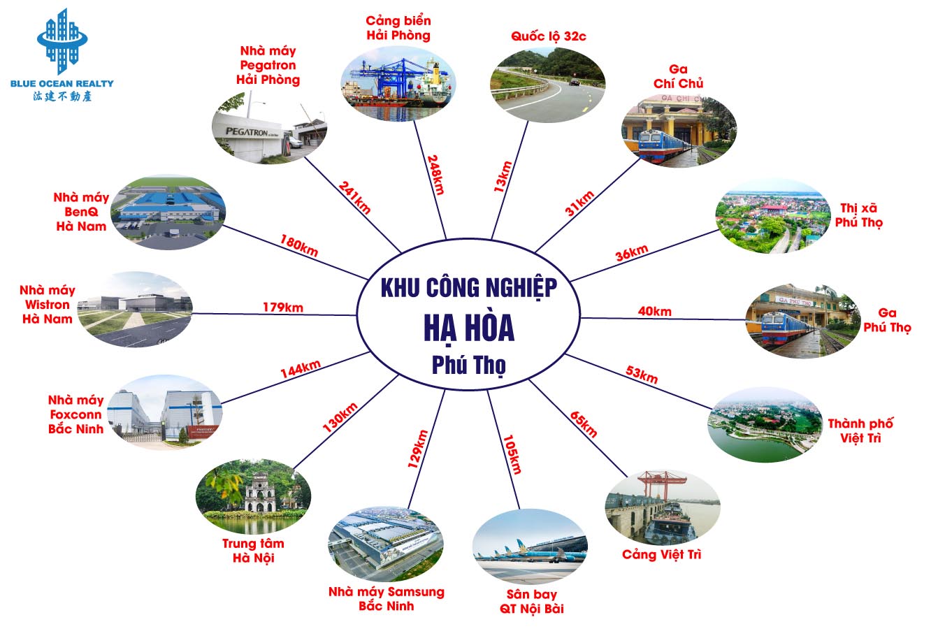 Khu công nghiệp (KCN) Hạ Hòa tỉnh Phú Thọ