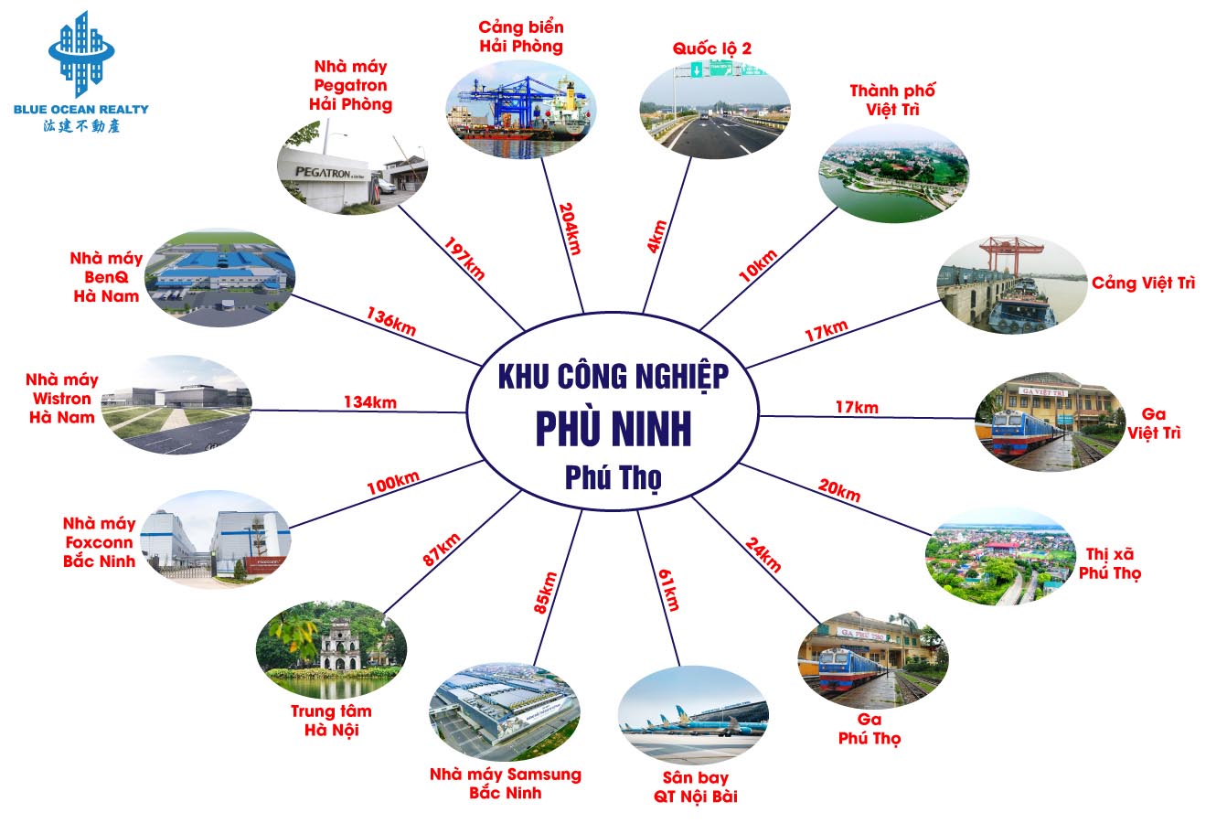 Khu công nghiệp (KCN) Phù Ninh tỉnh Phú Thọ