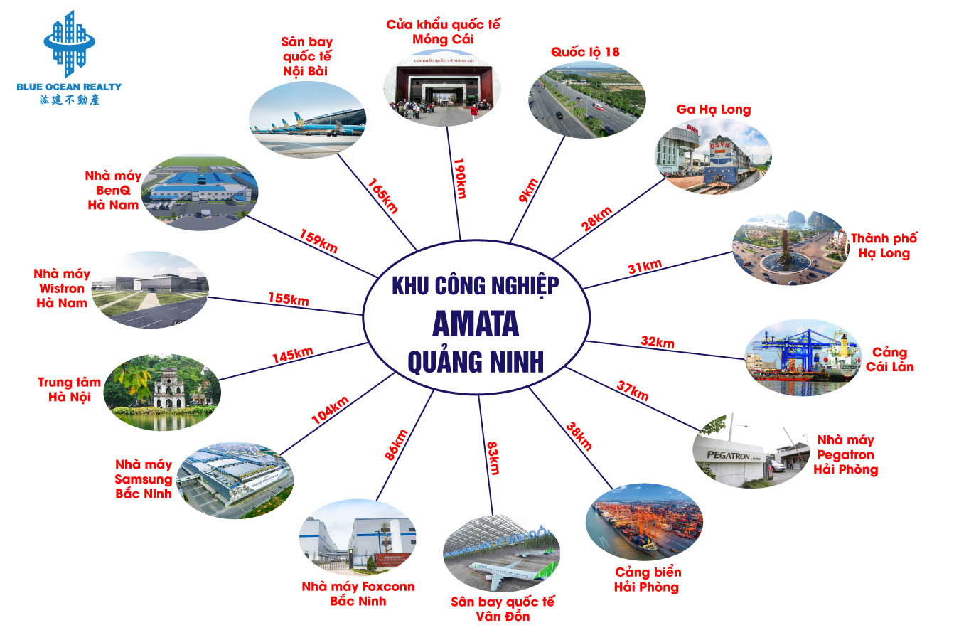 Khu công nghiệp (KCN) Amata tỉnh Quảng Ninh
