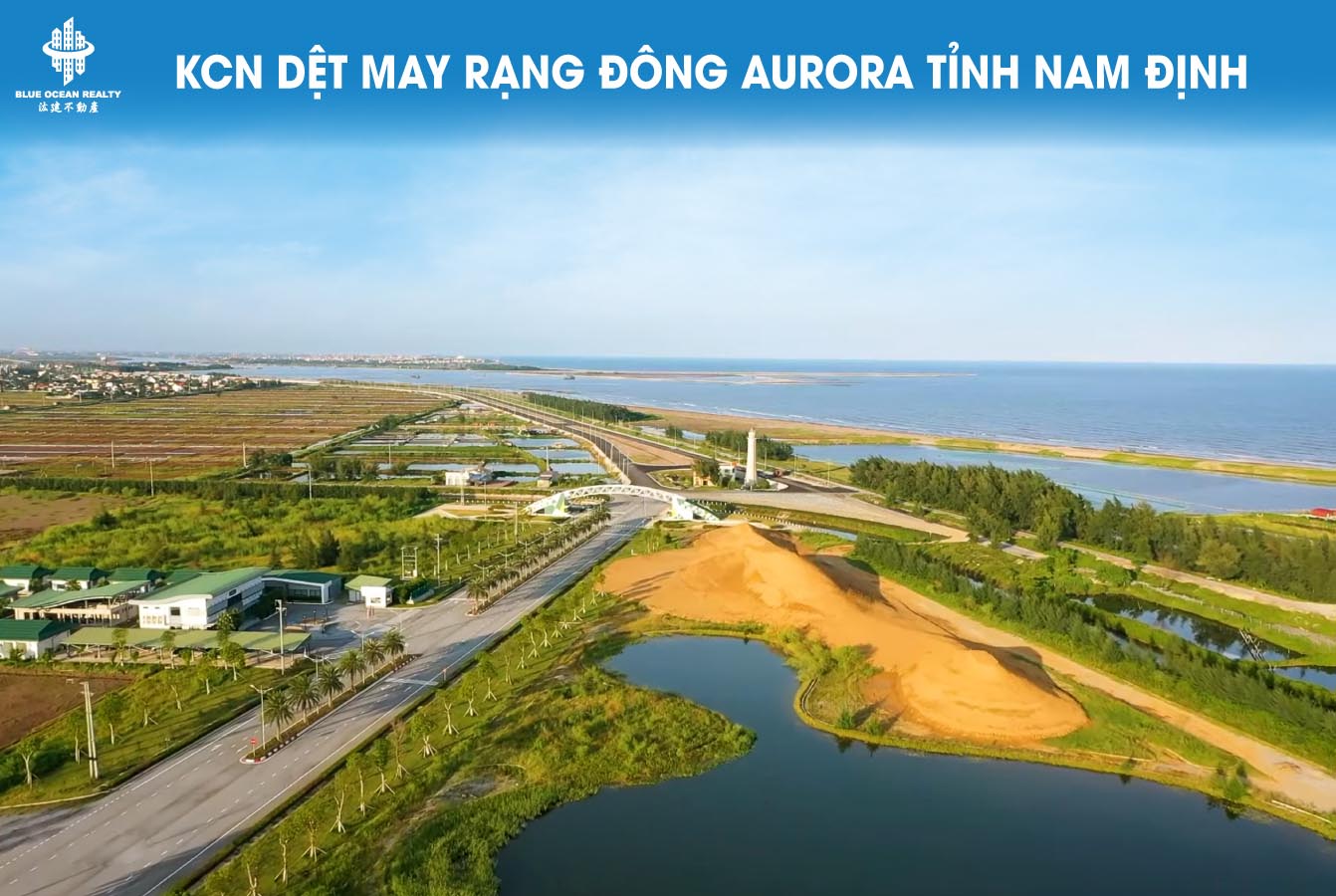 KCN Dệt May Rạng Đông Aurora tỉnh Nam Định