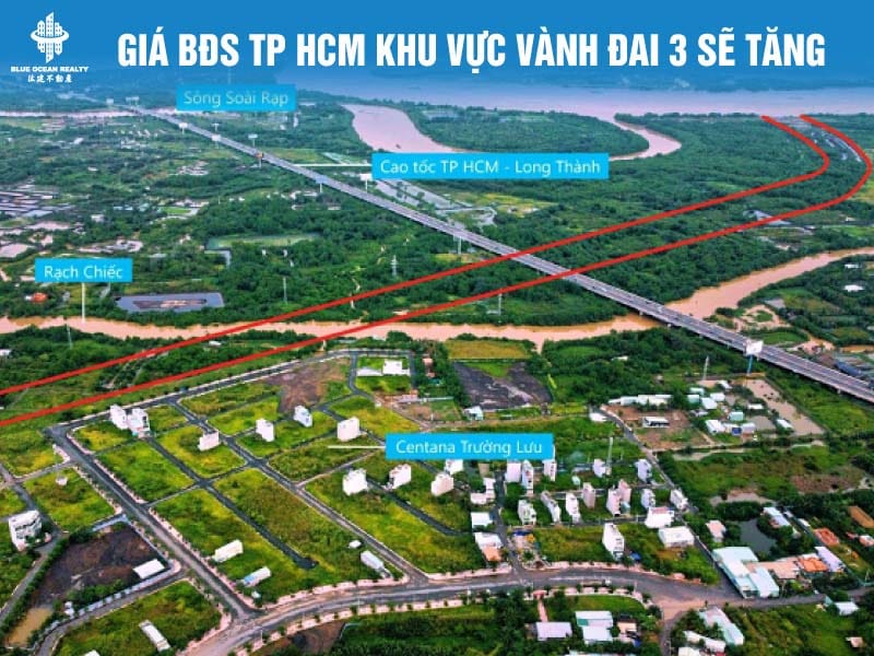 Giá bất động sản TP HCM khu vực vành đai 3 có thể tăng tối thiểu 11-12%