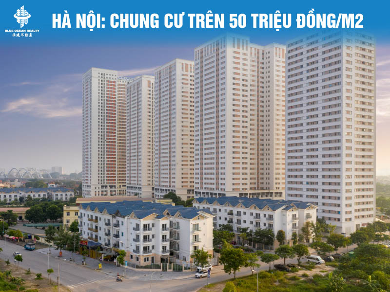 Hà Nội: Phân khúc chung cư trên 50 triệu đồng/m2 sẽ là xu hướng