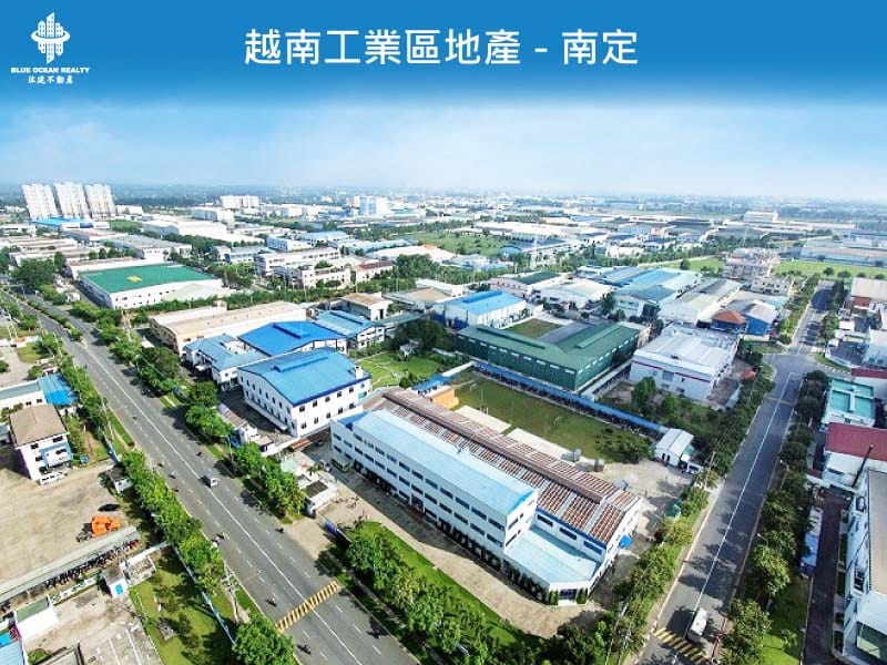 越南工業區地產 - 南定 ：位置和交通基礎設施