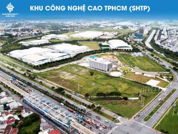 Khu công nghệ cao TPHCM (SHTP) tên tiếng anh là Saigon Hi-Tech Park