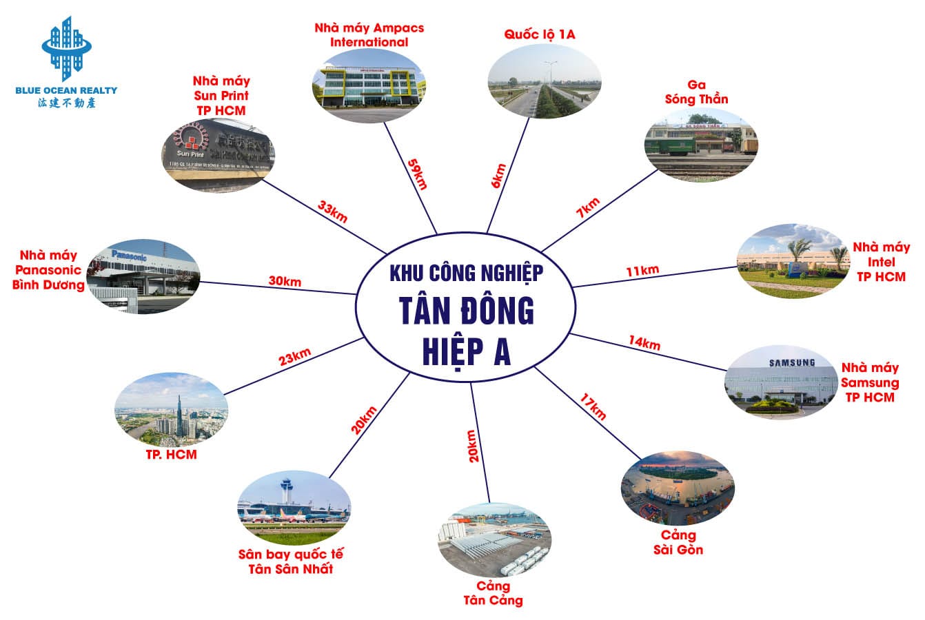 KCN Tân Đông Hiệp A tỉnh Bình Dương