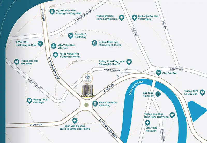 Sentosa Sky Park Hải Phòng – Dự án chung cư đậm chất “Singapore”
