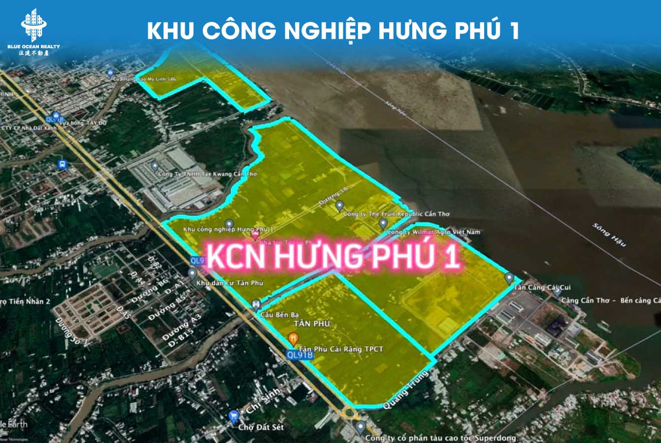 Khu công nghiệp Hưng Phú 1 Thành phố Cần Thơ