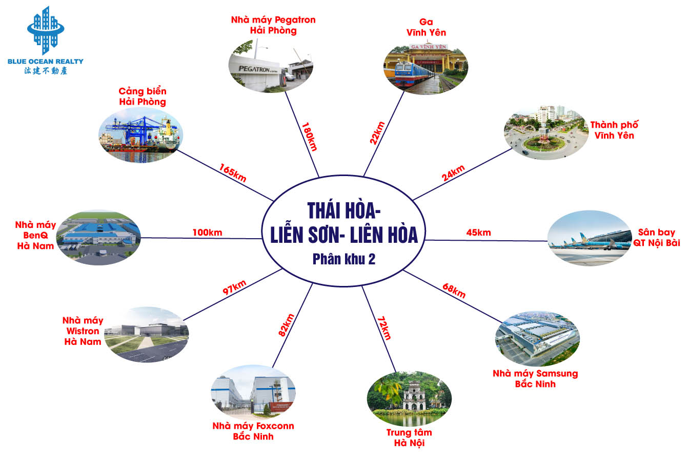 Khu Công nghiệp Thái Hòa- Liễn Sơn- Liên Hòa Phân khu 2- Vĩnh Phúc