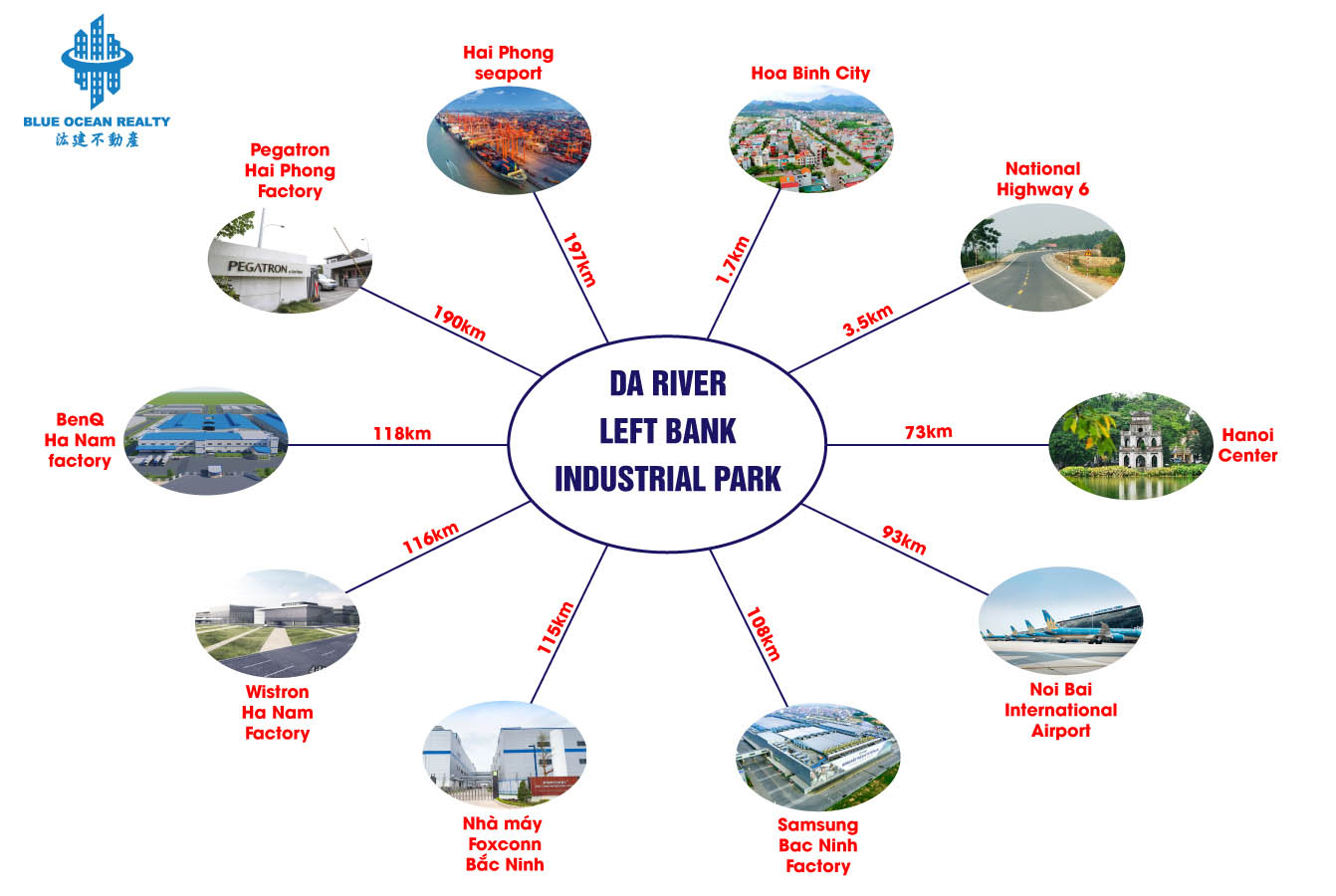 Left Bank of Da River Industrial Park - Hoa Binh City