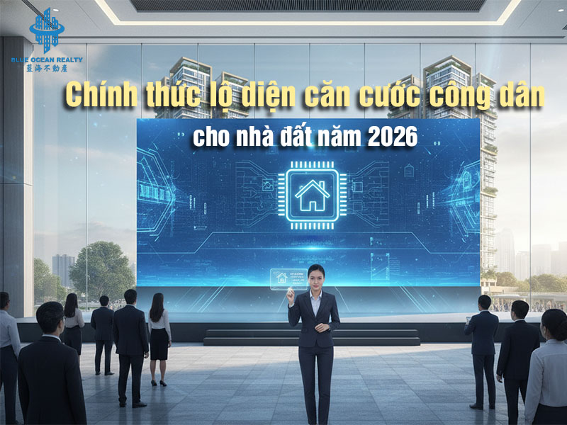 Chính thức lộ diện căn cước công dân cho nhà đất năm 2026