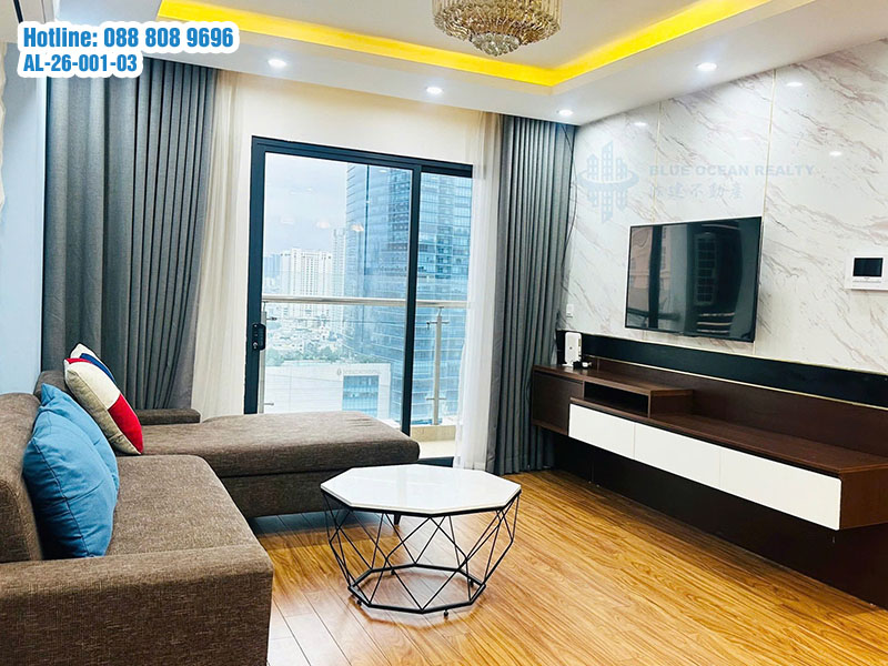 Cho thuê CHCC The Sun 2PN+1ĐN Full đồ