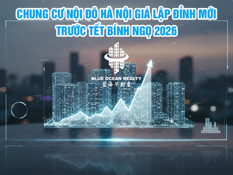 Chung cư nội đô Hà Nội Giá lập đỉnh mới trước Tết Bính Ngọ 2026