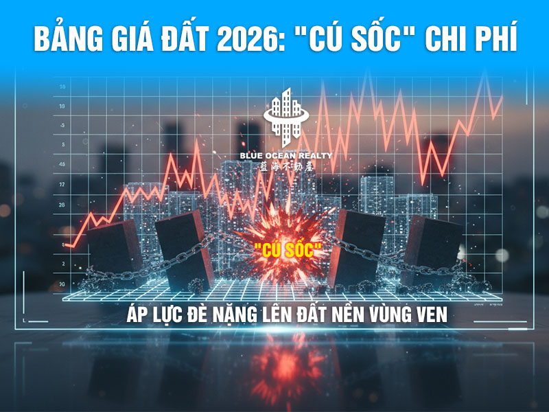 Bảng giá đất 2026: "Cú sốc" chi phí và áp lực đè nặng lên đất nền vùng ven