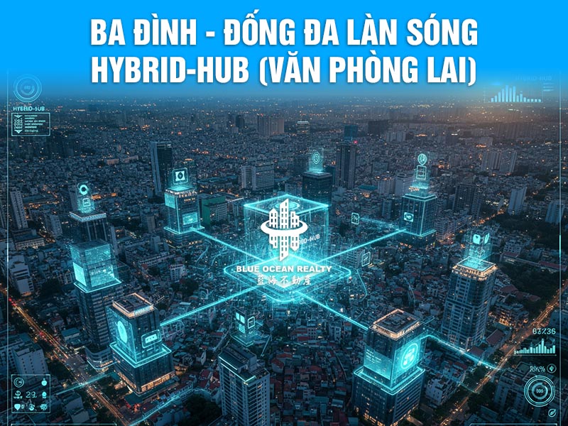 Ba Đình - Đống Đa: Làn sóng "Hybrid-Hub" (Văn phòng lai)