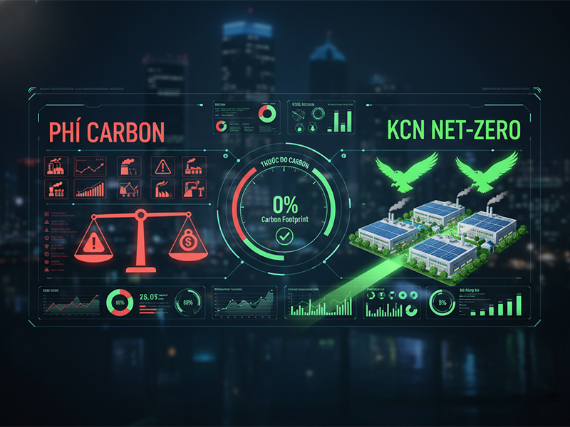 KCN Net-Zero: "Phí Carbon" Lên Ngôi, Đón Sóng FDI EU