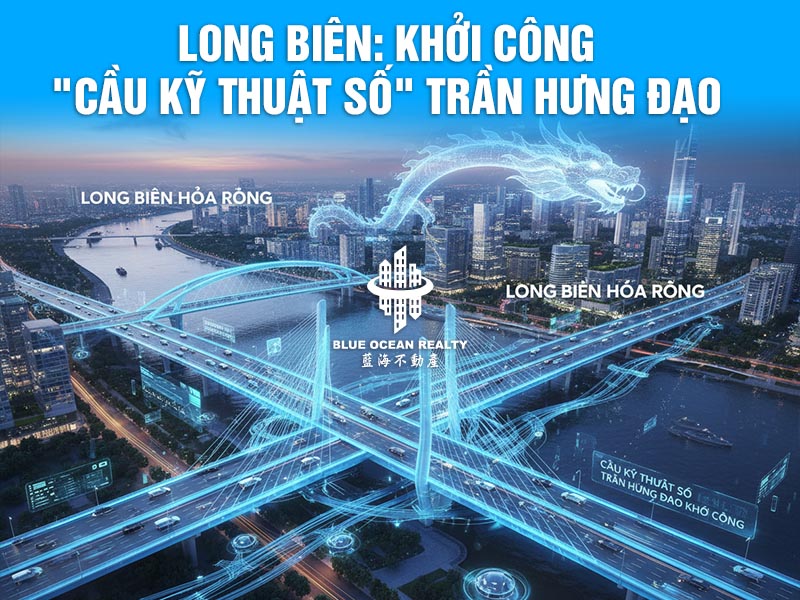 Long Biên: Khởi công "Cầu Kỹ thuật số" Trần Hưng Đạo