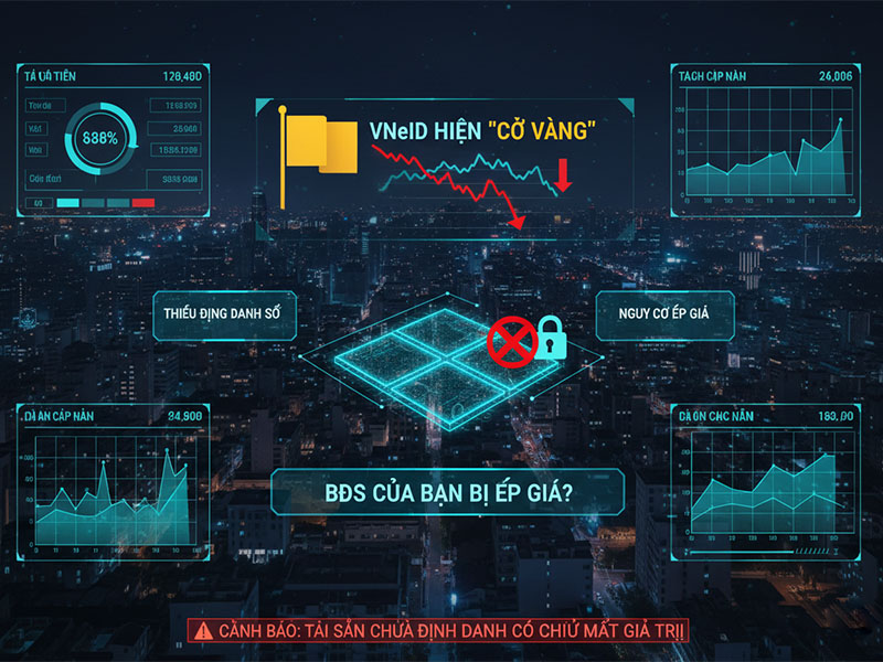 VNeID Hiện "Cờ Vàng": Vì Sao BĐS Của Bạn Bị Ép Giá?