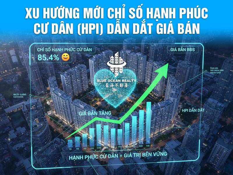 Xu hướng mới: "Chỉ số Hạnh phúc Cư dân" (HPI) dẫn dắt giá bán