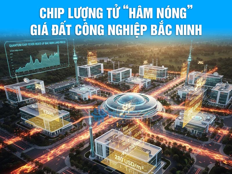 Chip lượng tử "hâm nóng" giá đất công nghiệp Bắc Ninh