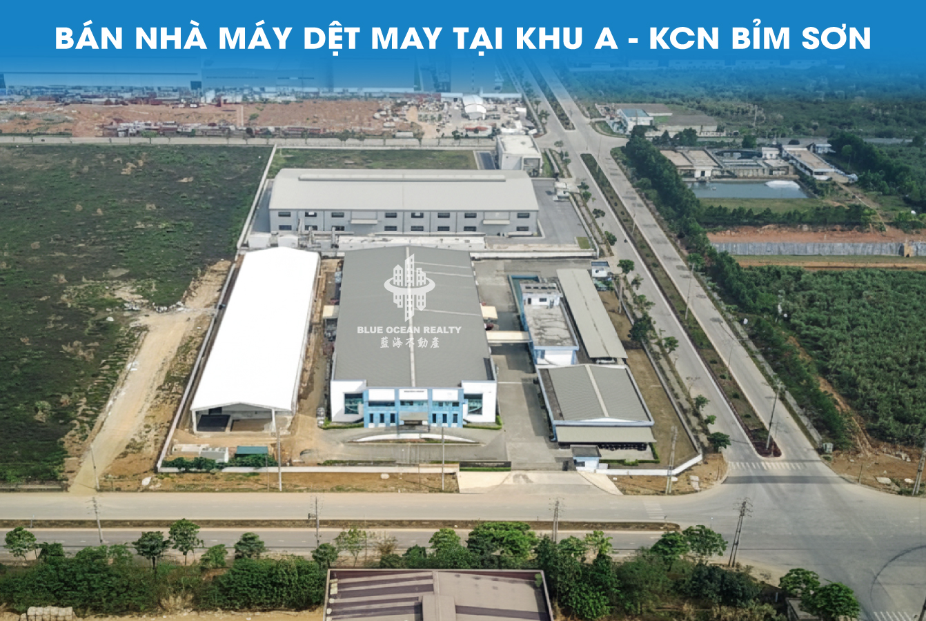 Bán Nhà Máy Dệt May Tại Khu A - KCN Bỉm Sơn – Thanh Hóa