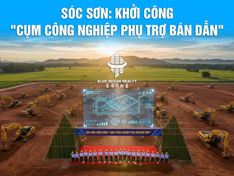 Sóc Sơn: Khởi công "Cụm Công nghiệp Phụ trợ Bán dẫn"