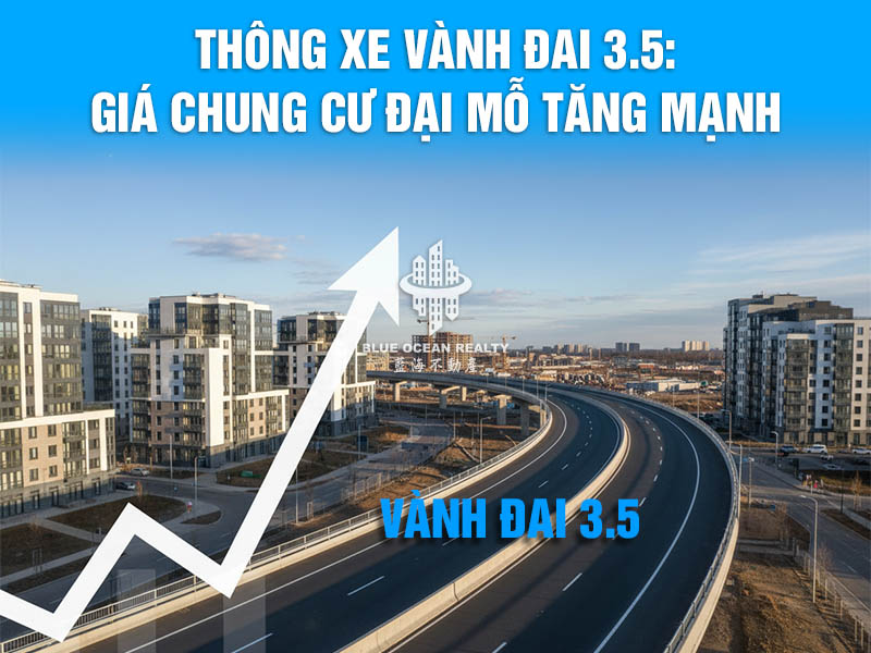 Thông xe Vành đai 3.5: Giá chung cư Đại Mỗ tăng mạnh