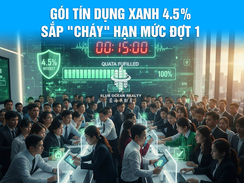 Gói tín dụng xanh 4.5% sắp "cháy" hạn mức đợt 1