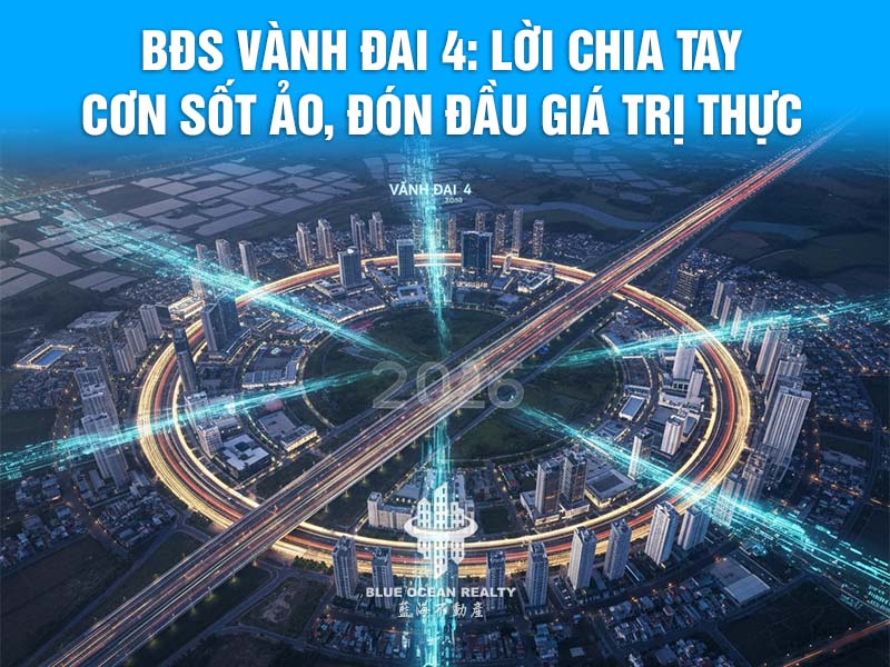 BĐS Vành đai 4: Lời chia tay cơn sốt ảo, đón đầu giá trị thực