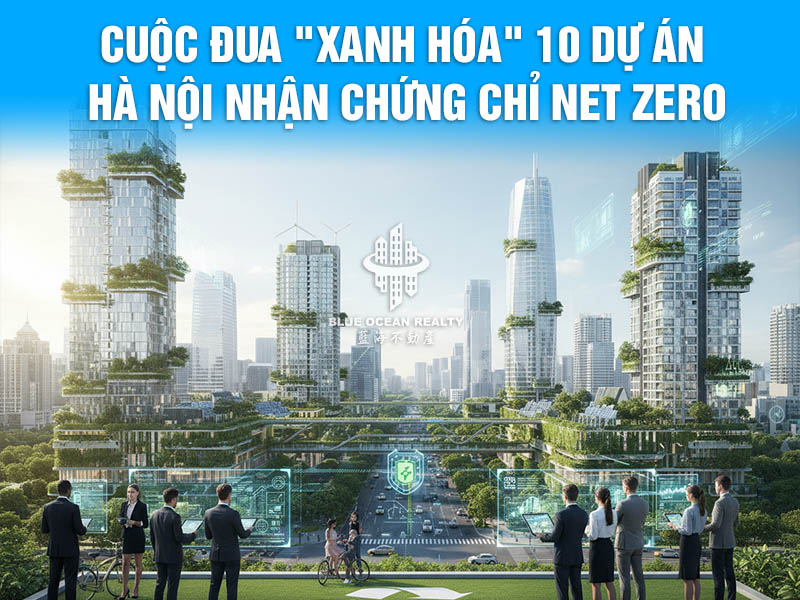 Cuộc Đua "Xanh Hóa" 10 Dự Án Hà Nội Nhận Chứng Chỉ Net Zero