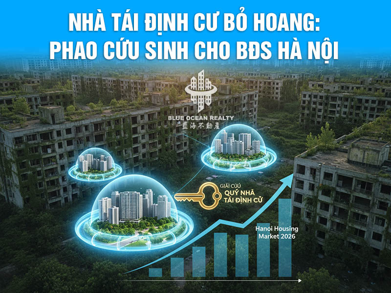Nhà tái định cư bỏ hoang: Phao cứu sinh cho BĐS Hà Nội