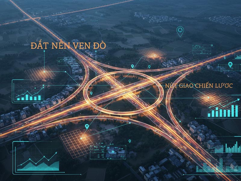 Tiến độ Vành đai 4 đạt 98%, kích hoạt sóng đất nền ven đô