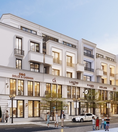 Phối cảnh dự án Atera Central Phố Nối Hưng Yên