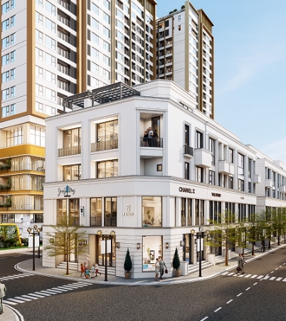 Phối cảnh dự án Atera Central Phố Nối Hưng Yên